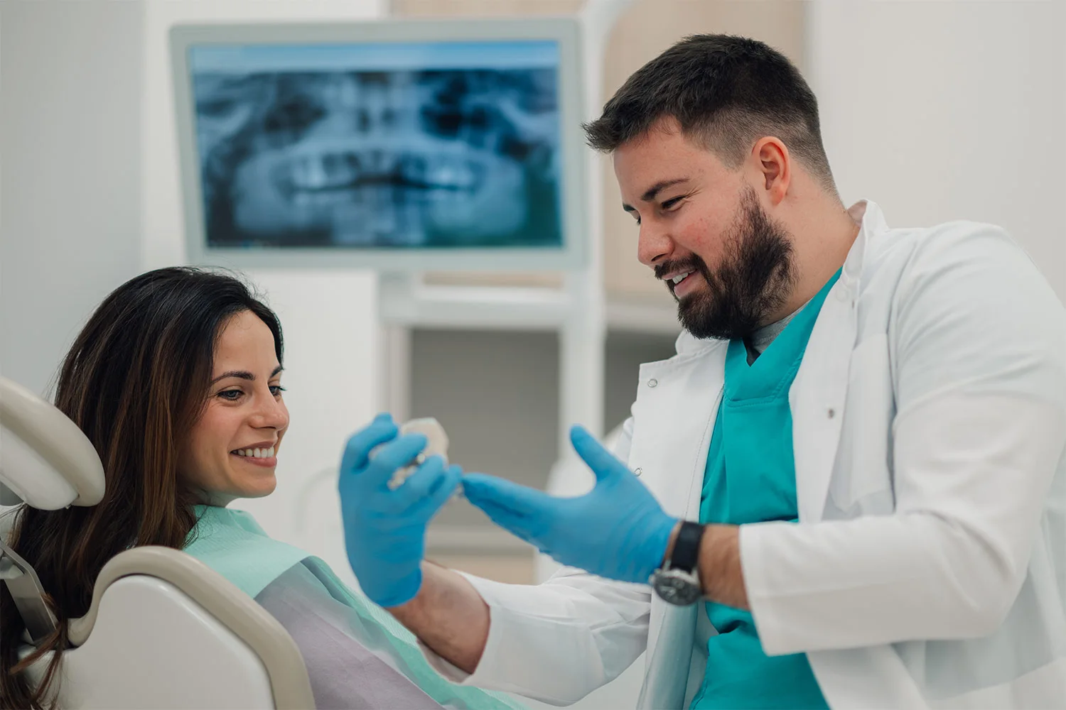 An illustrative orthodontic consultation